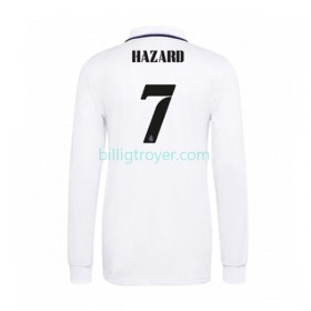 Billige Fotballdrakter Real Madrid Eden Hazard 7 Hjemmedraktsett 2022/23 Langermet